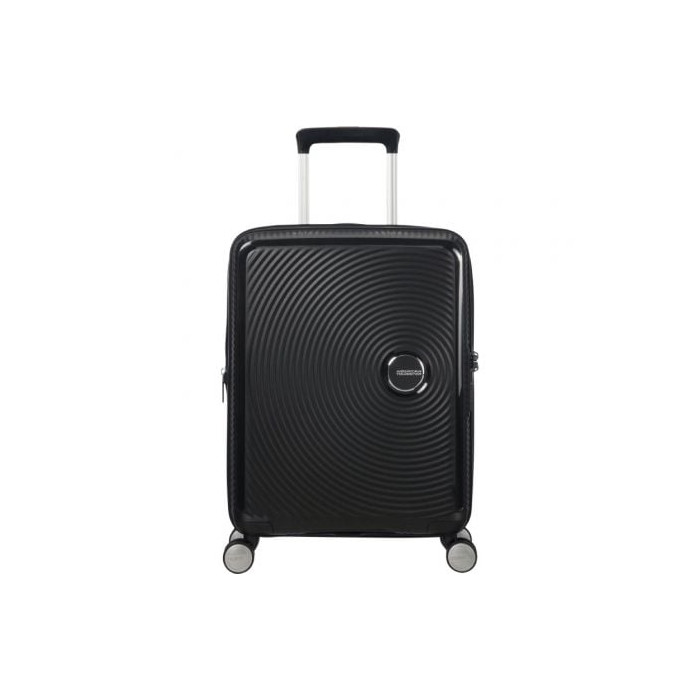 Maleta de Cabina American Tourister SoundBox Spinner 55cm/ 55x40x20cm/ 4 Ruedas/ Negra | Maletas