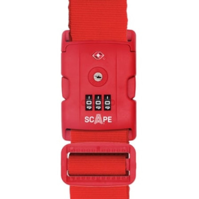 Correa para Maleta con Combinación Scape Travel E0121/ Roja | Maletas