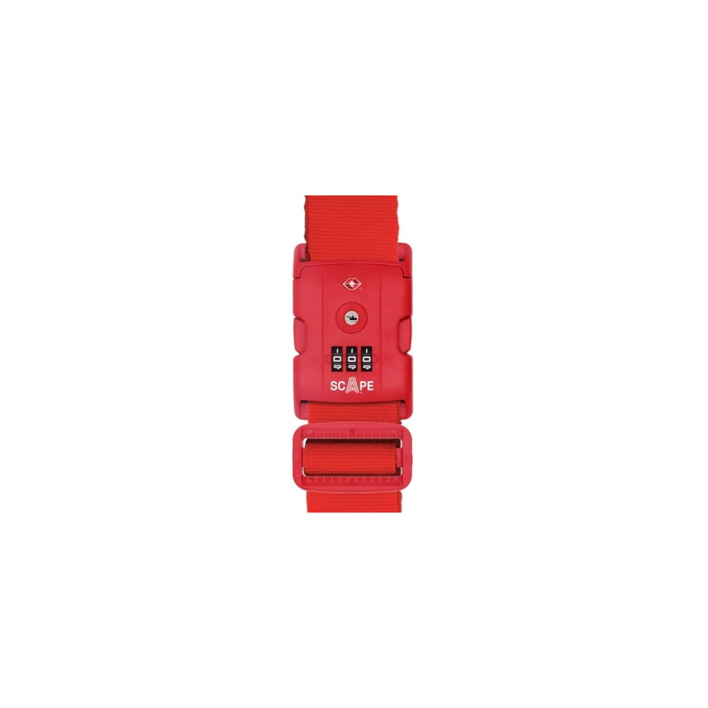 Correa para Maleta con Combinación Scape Travel E0121/ Roja | Maletas