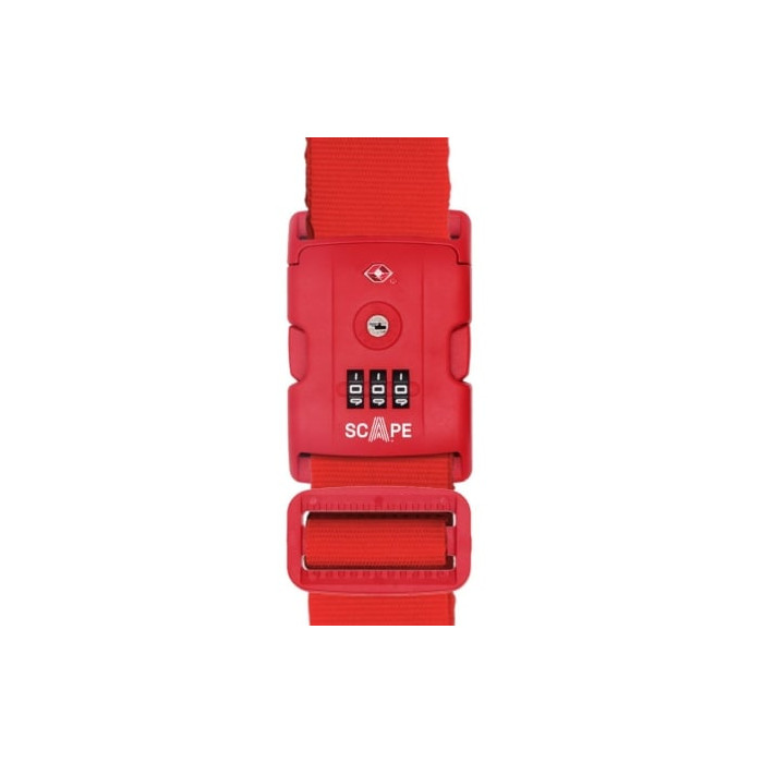 Correa para Maleta con Combinación Scape Travel E0121/ Roja | Maletas
