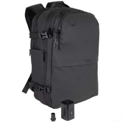 Mochila TooQ TQBP-V101-BK/ Capacidad 30-55L/ Negra/ Incluye Bomba de Aire | Maletas