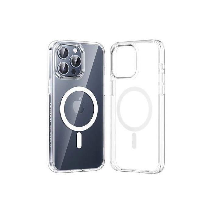 Funda Dura con Magsafe Vention KUAT0-10/ Compatible con iPhone 13/ Transparente | Fundas Smartphones