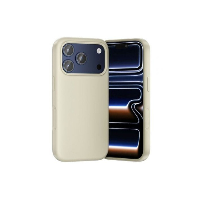 Funda Silicona con Magsafe Vention KVCNCD-40/ Compatible con iPhone 17 Pro Max/ Beige | Fundas Smartphones