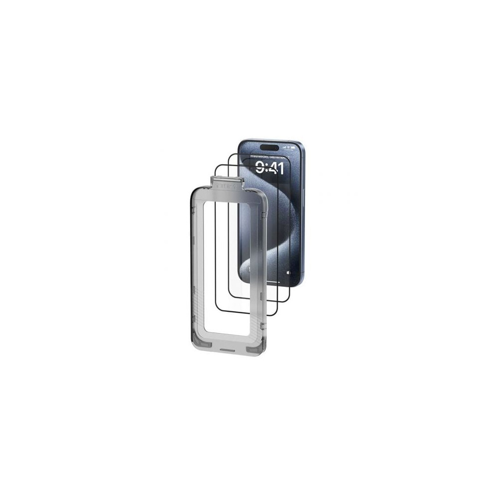 Protector de Pantalla de Cristal Templado Vention KUITCA-10 para iPhone 13 + Herramienta de Instalación Antipolvo | Fundas Smart