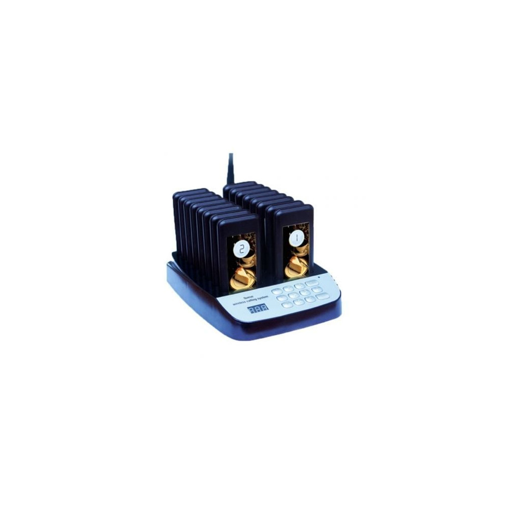 Kit Avisador de Clientes Premier Efficent-Customer/ 16 Receptores / Base de Carga | Gadgets