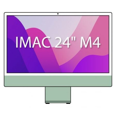 Apple iMac 24' Retina 4,5K / M4 8-Core CPU/ 16Gb/ 256Gb SSD/ 8-Core GPU/ Verde | iMac