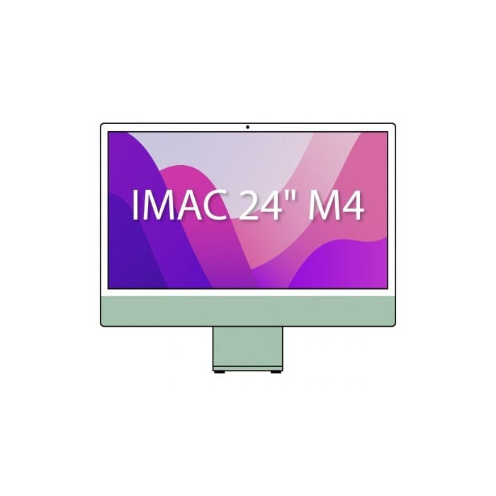 Apple iMac 24' Retina 4,5K / M4 8-Core CPU/ 16Gb/ 256Gb SSD/ 8-Core GPU/ Verde | iMac