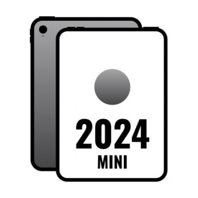 iPad Mini 8.3' 2024 7th WiFi/ A17 Pro/ 128GB/ Gris Espacial- MXN63TY/A | iPad