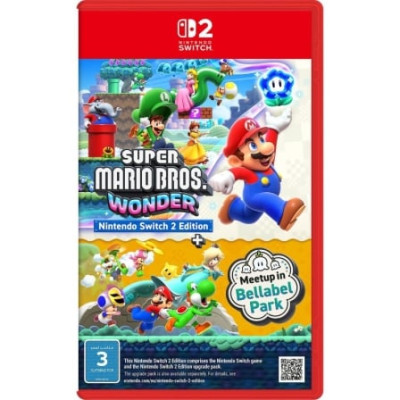 Juego para Consola Nintendo Switch 2 Super Mario Bros. Wonder + Parque Belabel | Nintendo Switch