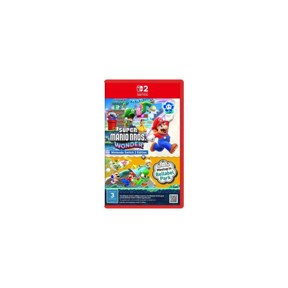 Juego para Consola Nintendo Switch 2 Super Mario Bros. Wonder + Parque Belabel | Nintendo Switch