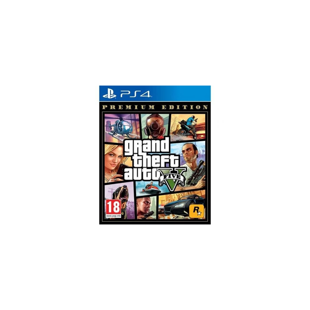 Juego para Consola Sony PS4 Grand Theft Auto V Edición Premium | PlayStation 4