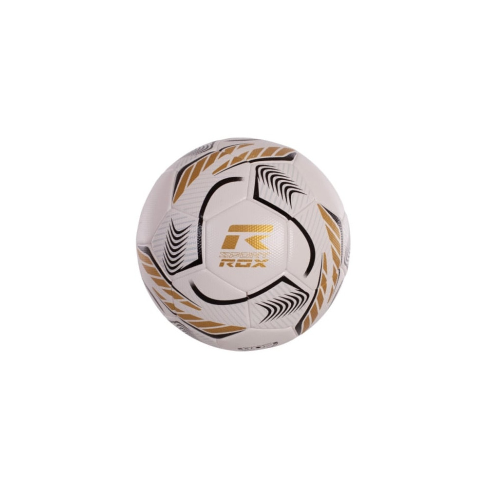 Balón de Fútbol Rox Sport R-Comand/ Blanco y Dorado | Juguetes