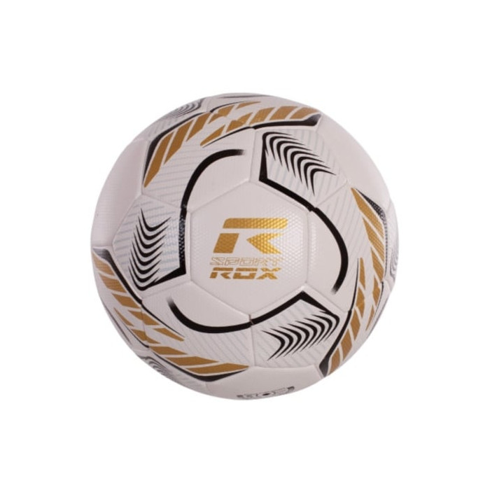Balón de Fútbol Rox Sport R-Comand/ Blanco y Dorado | Juguetes