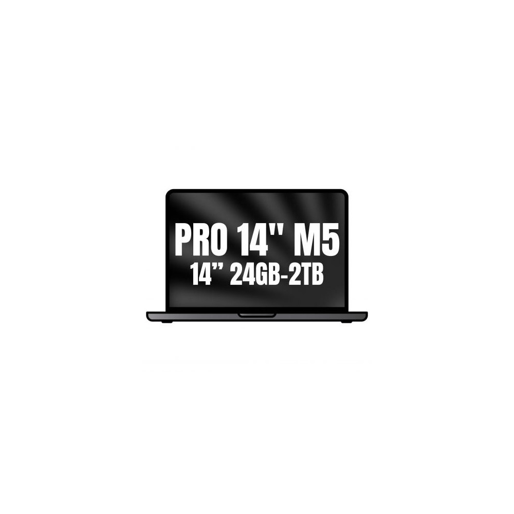 Apple Macbook Pro 14'/ M5 Pro 18-Core CPU/ 24GB/ 2TB SSD/ 20-Core GPU/ Negro Espacial | MacBook Pro