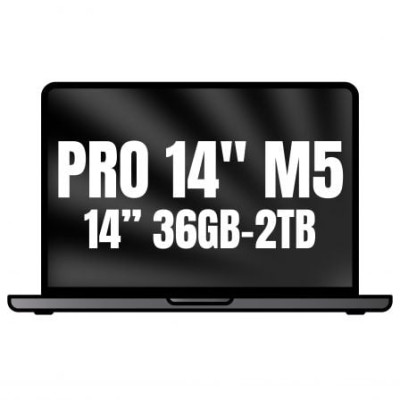 Apple Macbook Pro 14'/ M5 Max 18-Core CPU/ 36GB/ 2TB SSD/ 32-Core GPU/ Negro Espacial | MacBook Pro