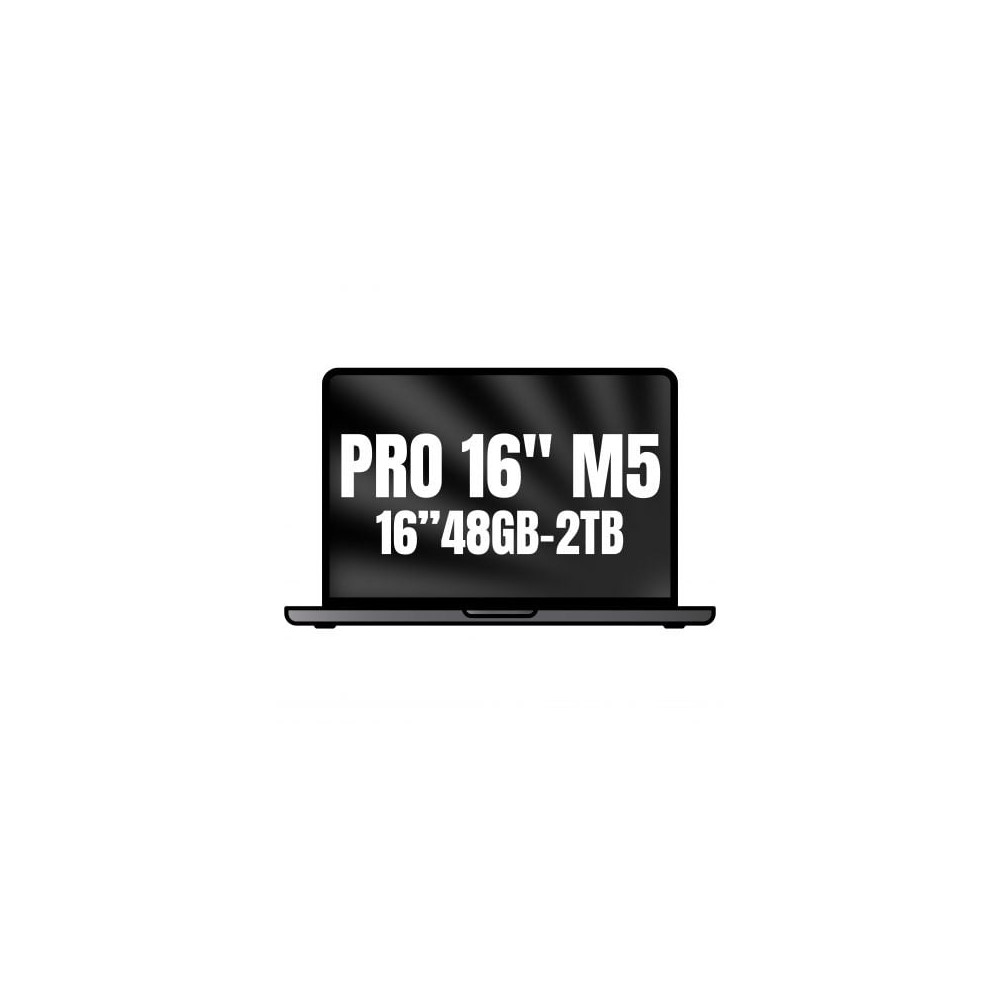 Apple Macbook Pro 16'/ M5 Max 18-Core CPU/ 48GB/ 2TB SSD/ 40-Core GPU/ Negro Espacial | MacBook Pro