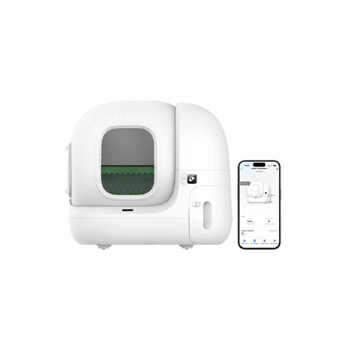 Arenero para Gatos Autolimpiable PetKit PURA MAX 2/ 76L/ Control desde APP/ Blanco Mate | Dispositivos