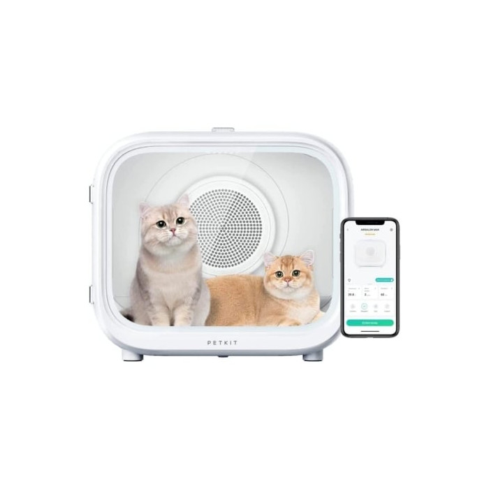 Cabina de Secado Automático para Mascotas PetKit Airsalon Max Pro/ 60L/ Control desde APP | Dispositivos