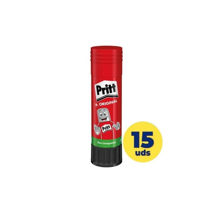 Expositor de Pegamento en Barra Pritt/ 43g/ 15 unidades | Adhesivos
