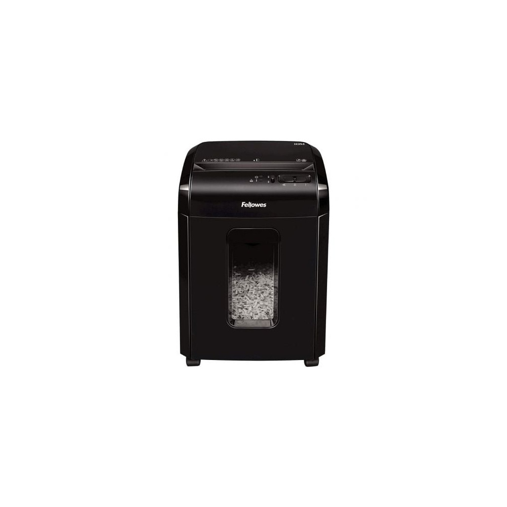 Destructora Fellowes 10M/ Corte en Partículas de 2 x 12mm/ Negra | Cizallas y Destructoras