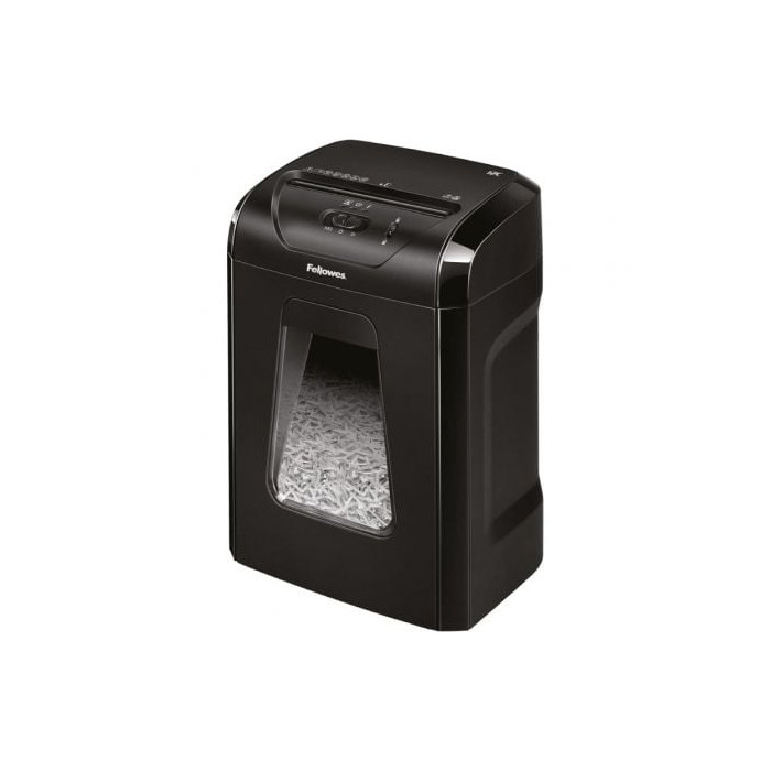 Destructora Fellowes 12C/ Corte en Partículas de 4 x 40mm/ Negra | Cizallas y Destructoras