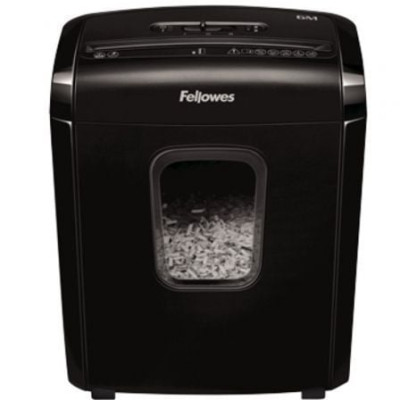 Destructora Fellowes 6M/ Minicorte de 4 x 12mm/ Negra | Cizallas y Destructoras