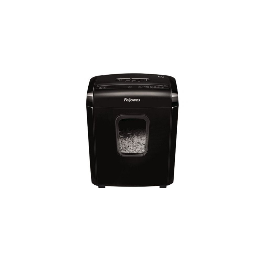 Destructora Fellowes 6M/ Minicorte de 4 x 12mm/ Negra | Cizallas y Destructoras