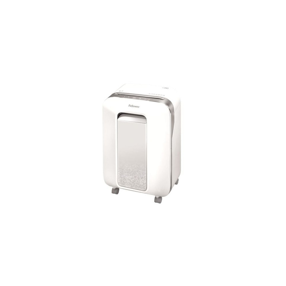 Destructora Fellowes LX201/ Corte en Microcorte de 2 x 12mm/ Blanco | Cizallas y Destructoras
