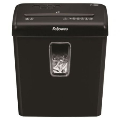 Destructora Fellowes P-30C/ Corte en Partículas de 4 x 34mm/ Negra | Cizallas y Destructoras