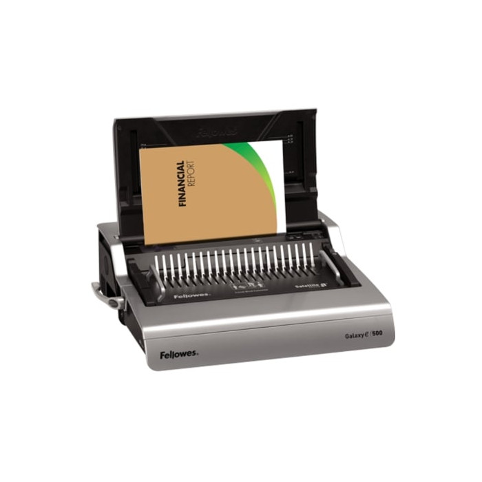 Encuadernadora de Canutillo Fellowes Galaxy-E/ Plata | Encuadernación y Plastificación