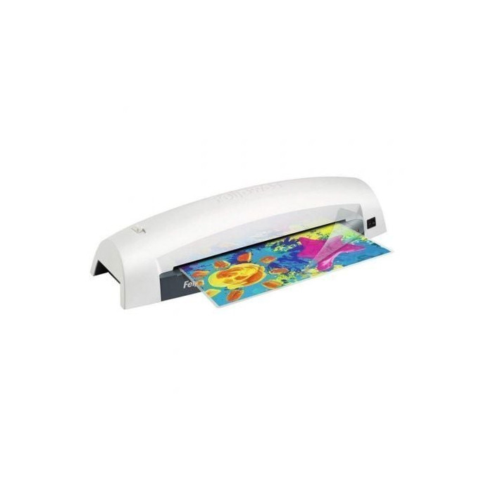 Plastificadora Fellowes Lunar A3 5716701/ hasta A3 y 80-125 Micras/ Blanca y Negra | Encuadernación y Plastificación