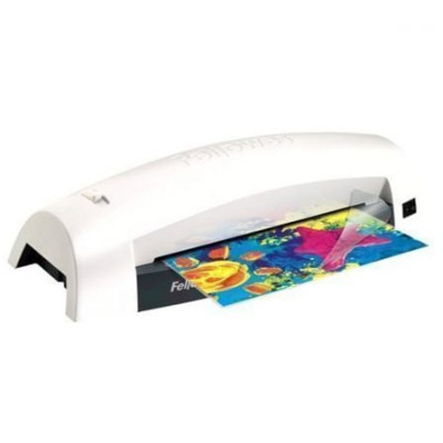 Plastificadora Fellowes Lunar 5715601/ hasta A4 y 80 Micras/ Blanca y Negra | Encuadernación y Plastificación