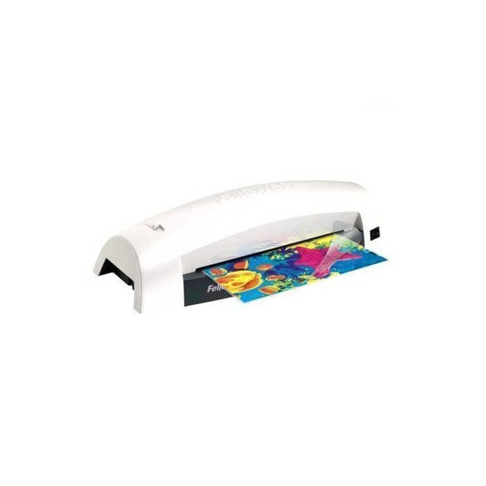 Plastificadora Fellowes Lunar 5715601/ hasta A4 y 80 Micras/ Blanca y Negra | Encuadernación y Plastificación