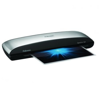 Plastificadora Fellowes Spectra A3/ hasta A3 y 125 Micras/ Gris y Negra | Encuadernación y Plastificación
