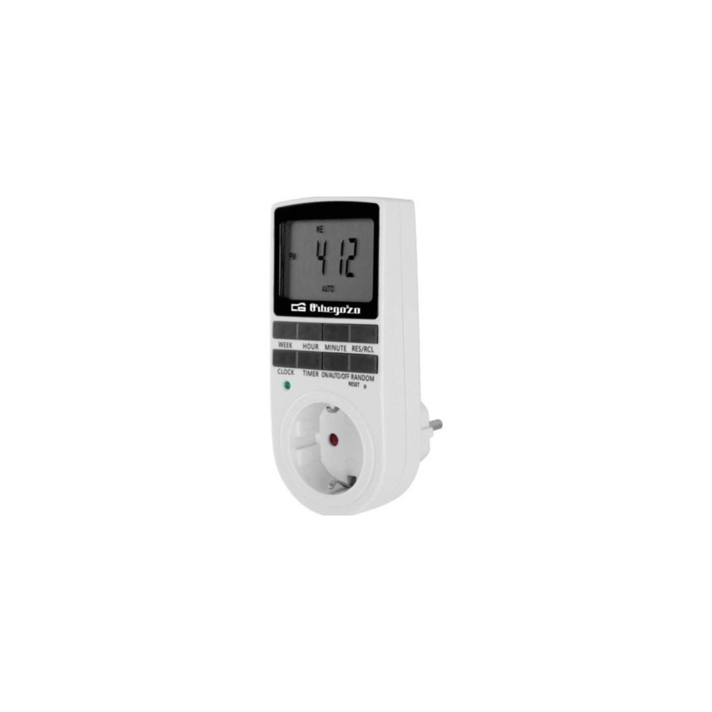 Programador de Enchufe Orbegozo PG 25/ Potencia Máxima 3680W | Programadores