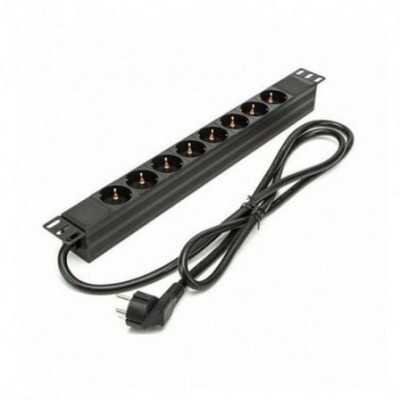 Regleta Phasak BNS 3518/ 8 Tomas de Corriente/ Cable 1.5m/ Negro | Regletas