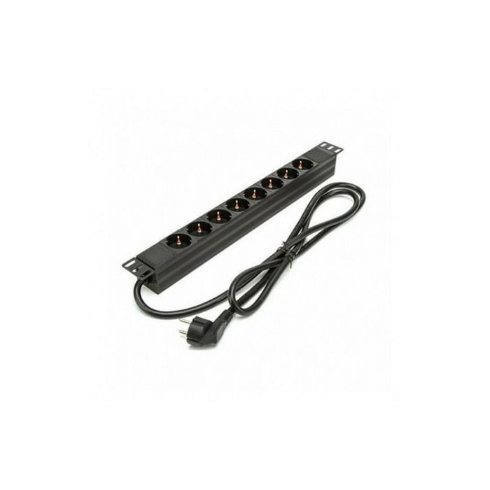 Regleta Phasak BNS 3518/ 8 Tomas de Corriente/ Cable 1.5m/ Negro | Regletas