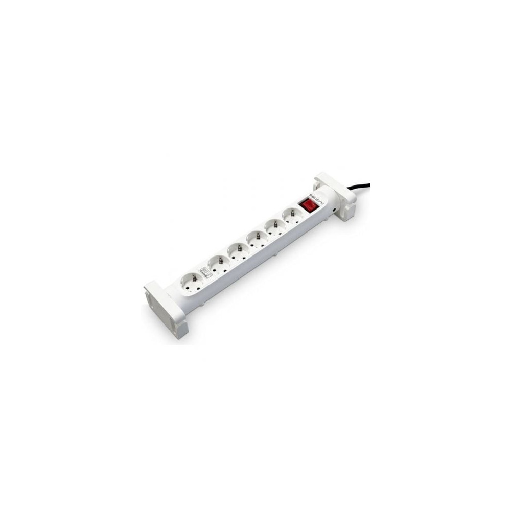 Regleta con interruptor Salicru SAFE 6S/ 6 Tomas de corriente/ Cable 1.4m/ Blanca | Regletas
