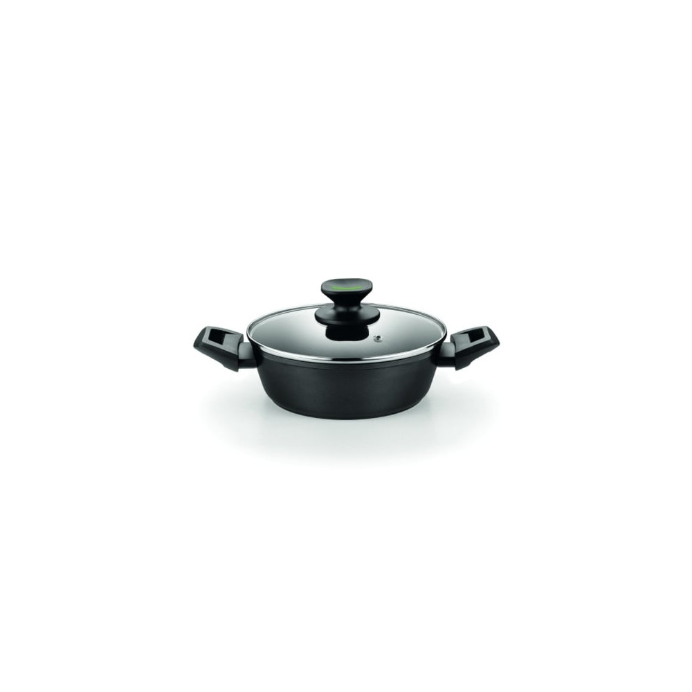 Cacerola Baja Monix Green M480528/ Ø28cm/ Aluminio forjado/ Apta para Inducción | Cacerolas
