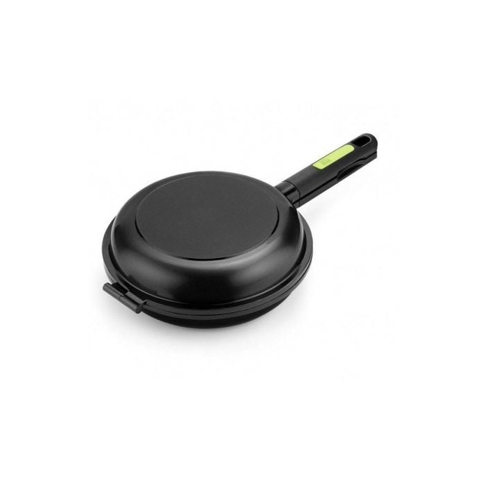 Sartén Dupla para Tortillas Bra Prior A121466/ Ø20cm/ Aluminio fundido/ Apta para Inducción | Sartenes