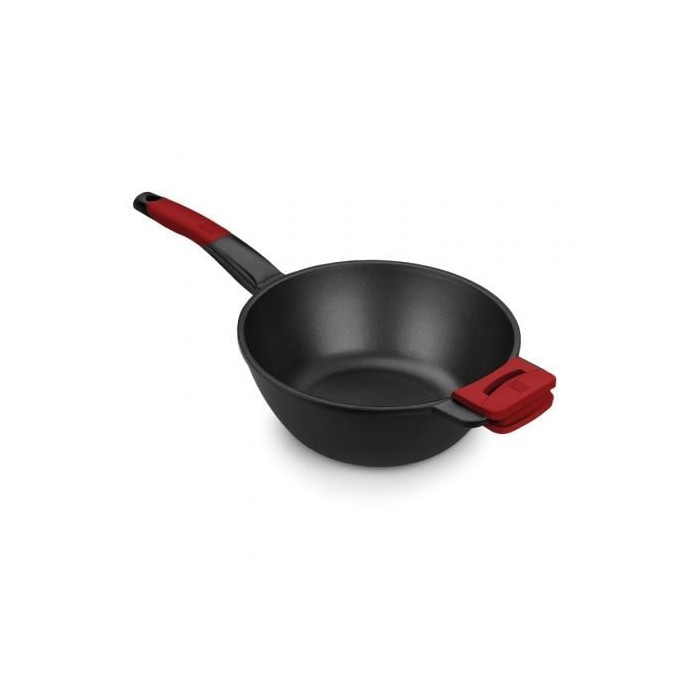 Sartén Bra Wok Premiere A412028/ Ø28cm/ Aluminio fundido/ Apta para Inducción | Sartenes