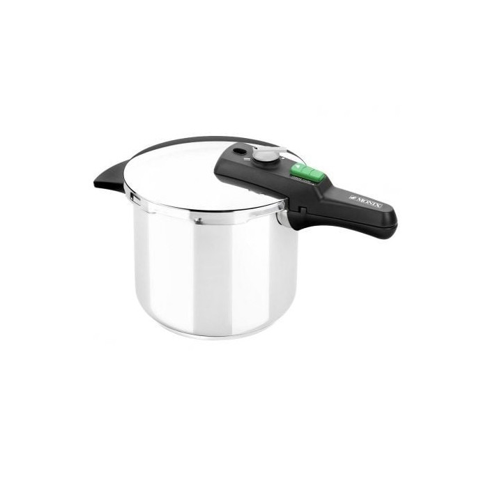Olla a Presión Monix Quick/ Ø22cm/ 6L/ Acero Inoxidable | Ollas Express