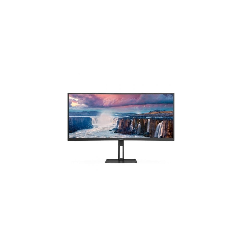 Monitor Profesional Ultrapanorámico Curvo AOC CU34V5C/BK 34'/ WQHD/ Multimedia/ Negro | Monitores
