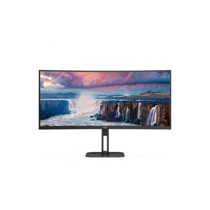 Monitor Profesional Ultrapanorámico Curvo AOC CU34V5C/BK 34'/ WQHD/ Multimedia/ Negro | Monitores