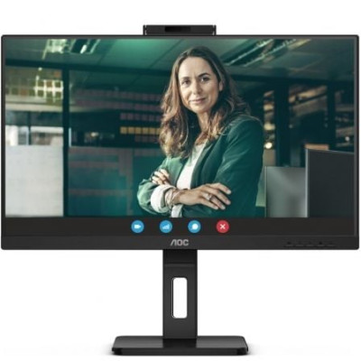 Monitor Profesional AOC Q27P3QW 27'/ QHD/ Webcam/ Multimedia/ Regulable en altura/ Negro | Monitores