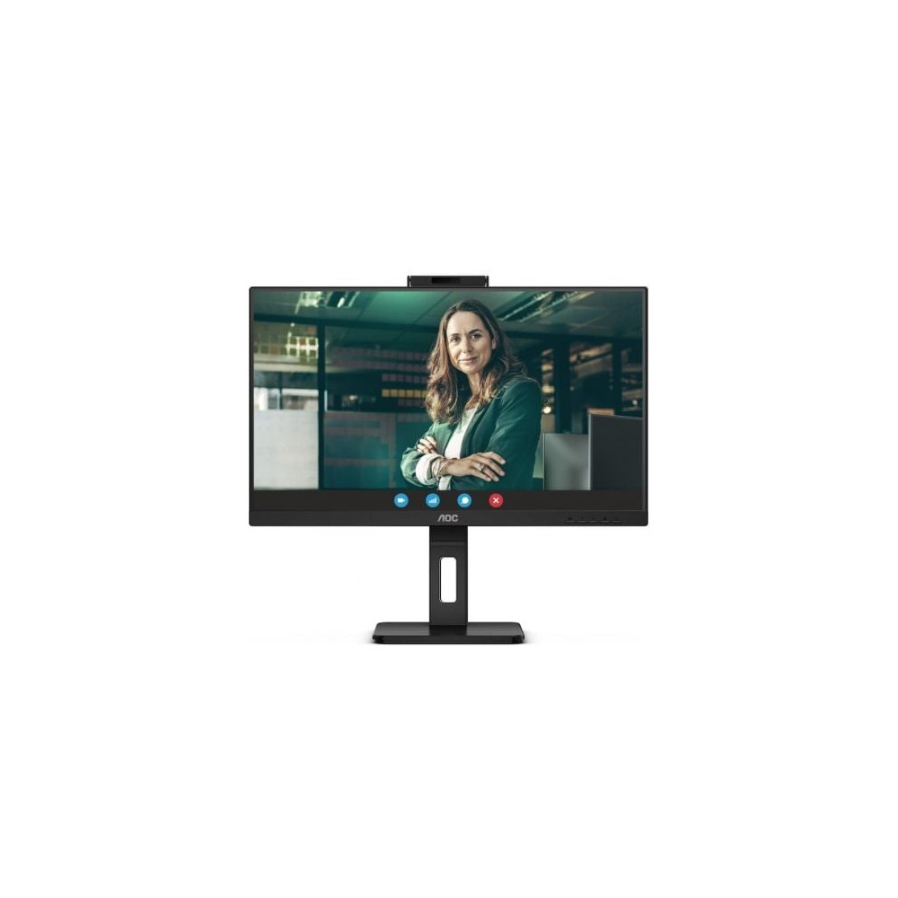 Monitor Profesional AOC Q27P3QW 27'/ QHD/ Webcam/ Multimedia/ Regulable en altura/ Negro | Monitores