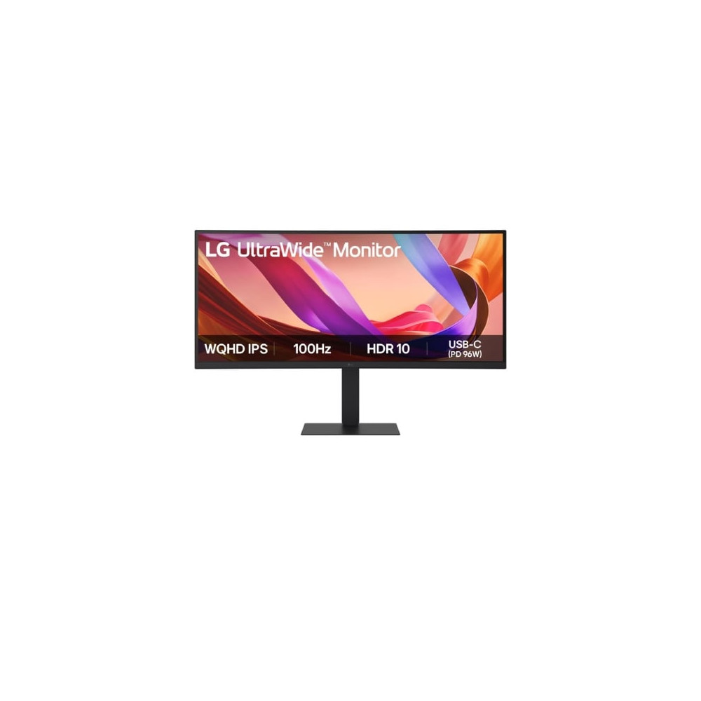 Monitor Profesional Ultrapanorámico Curvo LG UltraWide 34U650A-B 34'/ WQHD/ Multimedia/ Regulable en altura/ Negro | Monitores