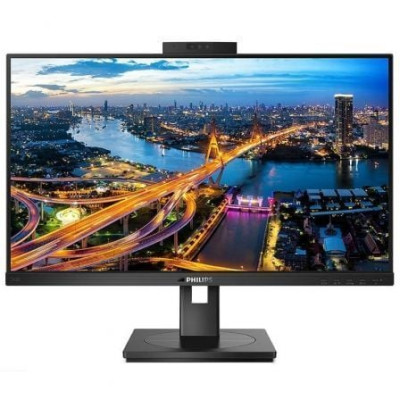 Monitor Profesional Philips 242B1H 23.8'/ Full HD/ Webcam/ Multimedia/ Regulable en altura/ Negro | Monitores