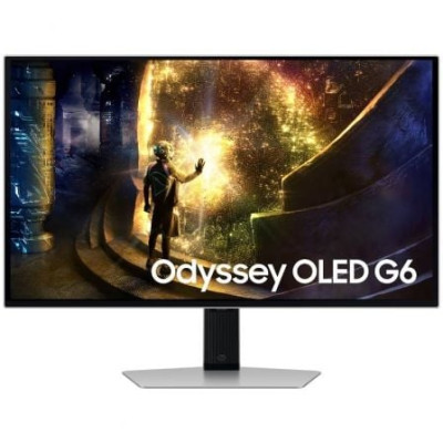 Smart Monitor Gaming Samsung OLED Odyssey G6 S27DG610SU 27'/ QHD/ 0.03ms/ 240Hz/ VA/ Regulable en altura/ Smart TV/ Plata | Moni