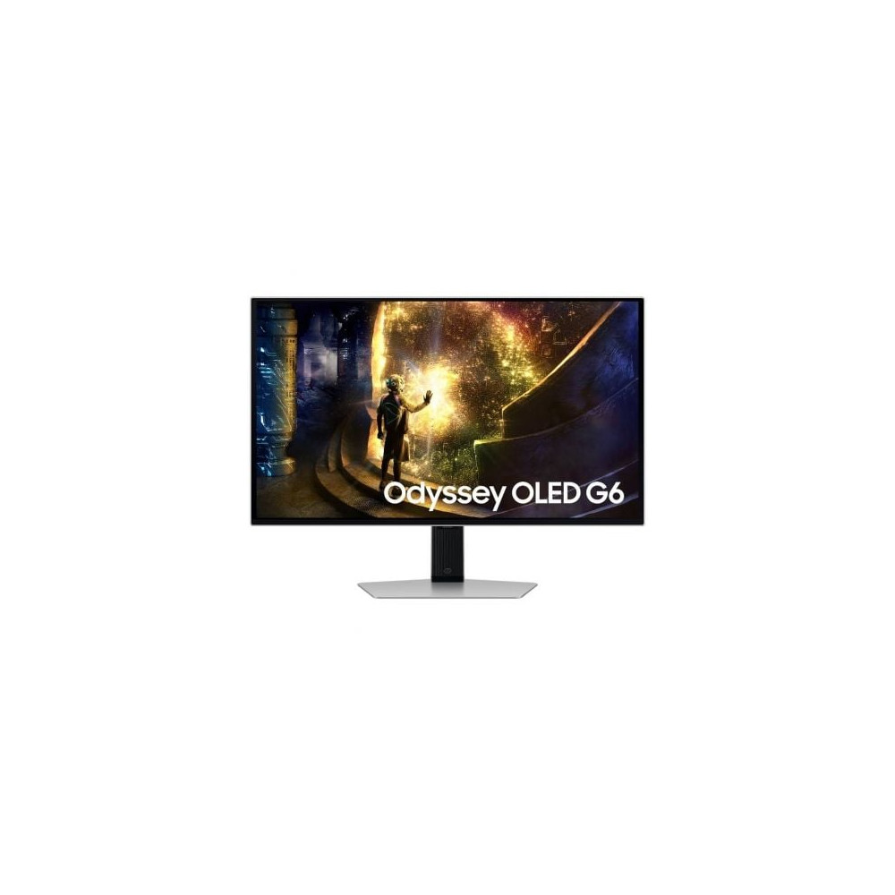 Smart Monitor Gaming Samsung OLED Odyssey G6 S27DG610SU 27'/ QHD/ 0.03ms/ 240Hz/ VA/ Regulable en altura/ Smart TV/ Plata | Moni